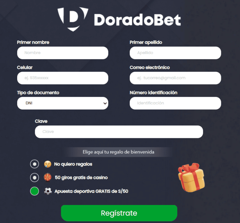 doradobet bono de bienvenida