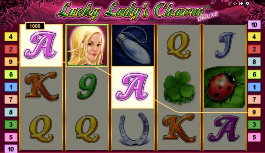 Gana en la tragamonedas de lujo Lucky Lady's Charm