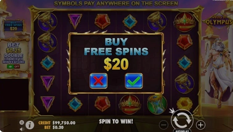 Oferta de compra de tiradas gratuitas para jugar a la tragaperras