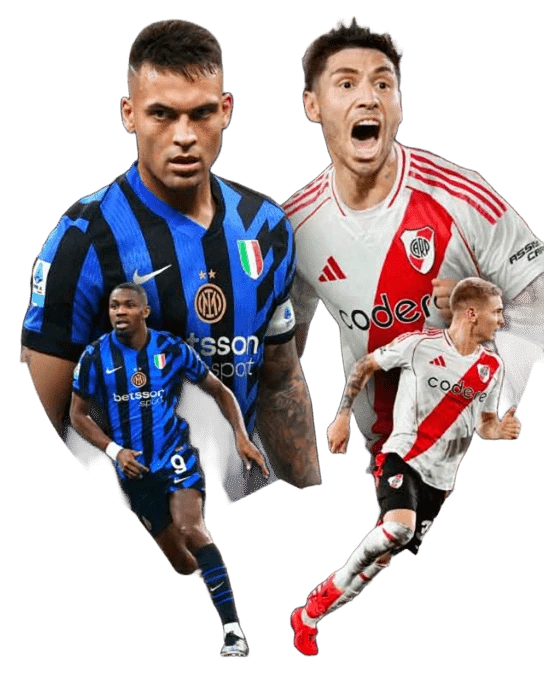 River Plate vs Inter de Milán jugadores